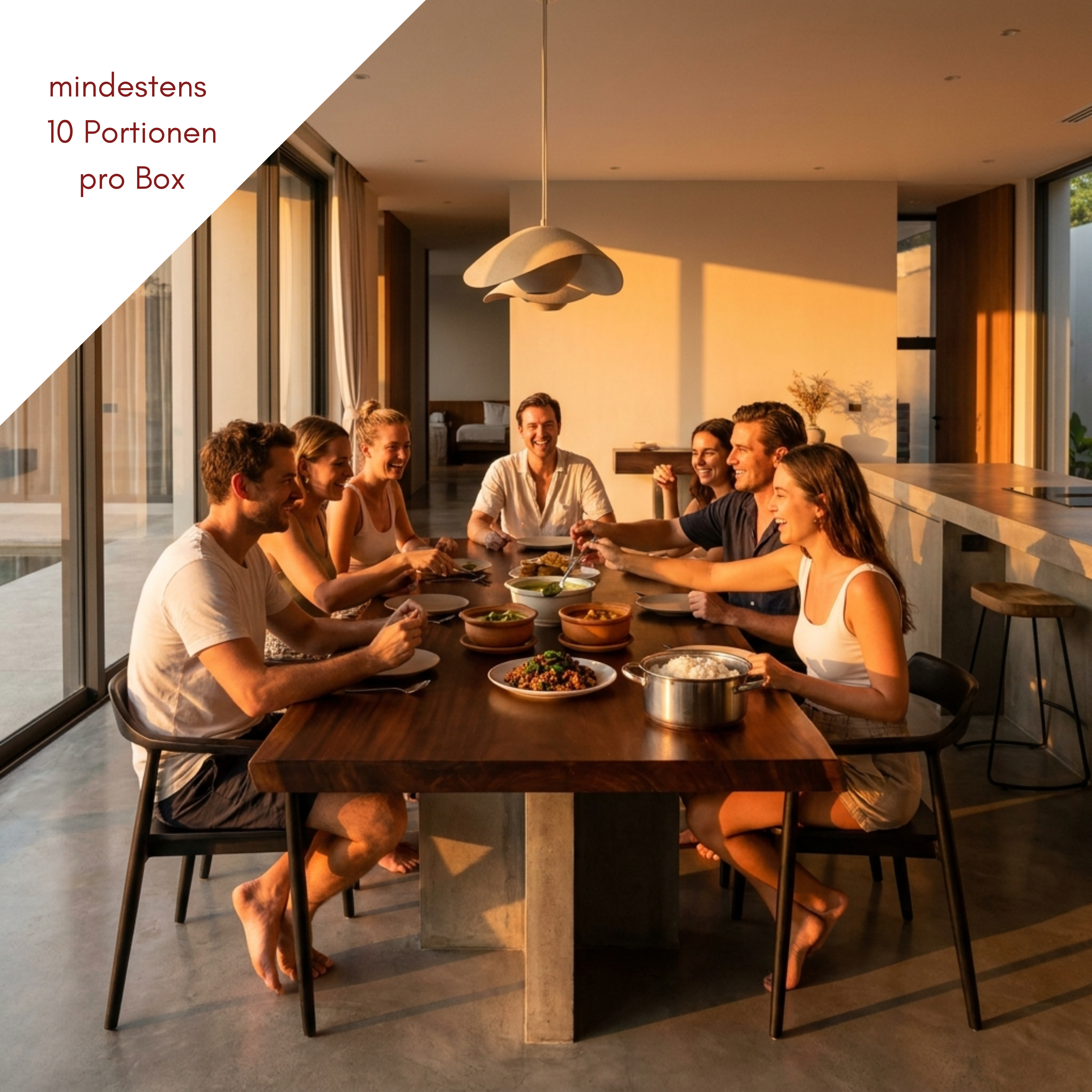 gemeinsames Kochen mit Freunden und Familie mit unserer Kochbox / Präsentbox